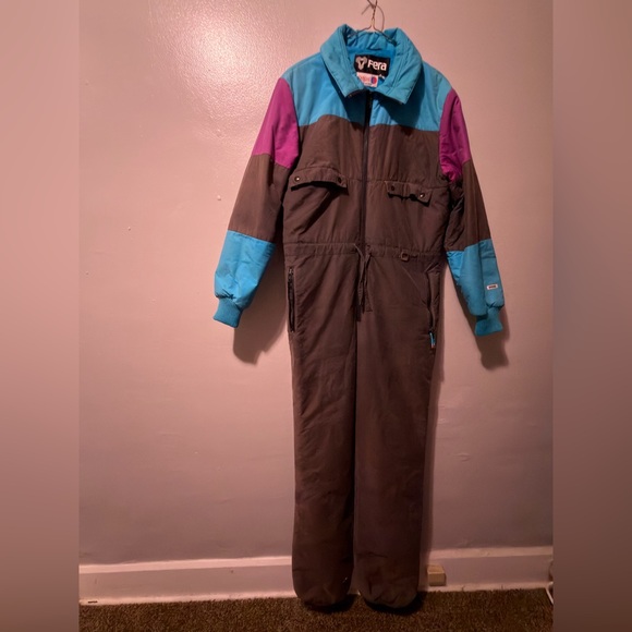 Fera Pants - Fera brand vintage one-piece ski suit/snow jumpsuit Vintage